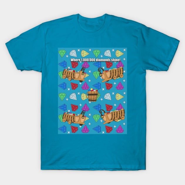 Mine Train T-Shirt by tesiamarieart